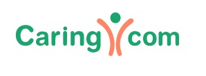 A logo of the caring center